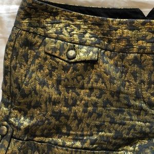 Gold Cheetah Shorts
